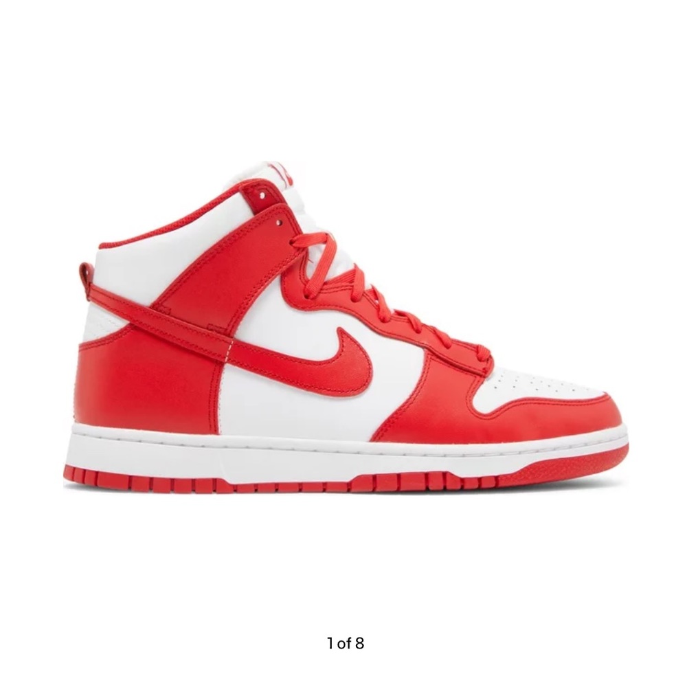 Brand New Red Hightop Nike Dunks